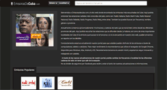 Desktop Screenshot of emisorasdecuba.com